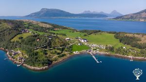 Organic smallholding by the sea