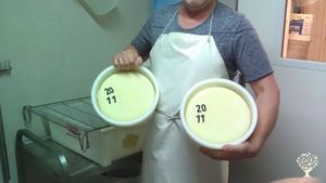 Melkebruk med ku og geit og eget meieri og støl