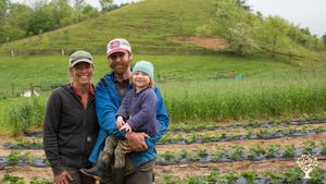 Small-scale diversified farm in western NC growing broad spectrum of veggies and raising livestock