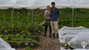Small-scale market garden and agroecological centre