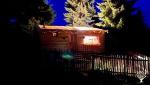 Wanderreitalm in der Wildnis der Karpaten