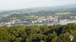A retreat centre with 17 acres of land, including a forest garden