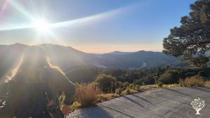 View from the main road into Competa