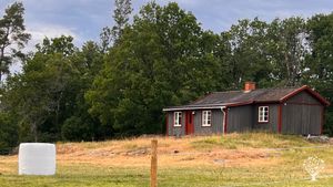 A family farm in Skirö, having bees, animals and making a lot of Appel juice etc
