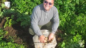 Arctic strawberries, raspberries, potatos, carrots  etc.