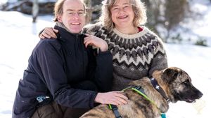 Anita und Peter (mit Telma)