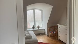 One of the guest rooms. There's another with twin beds. You share a bathroom and it's quite private.