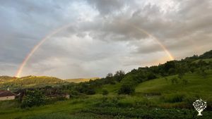 Organic homestead on the foothills of Western Carpathian Mountains.