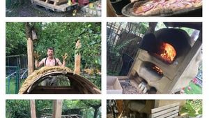 Family home and garden - urban