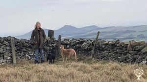 Me and some of the dogs