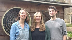 We are two families who run a regenerative community farm together.