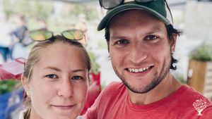 Marie with husband Kyle