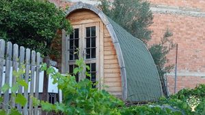 Caseta de fusta / allotjament.