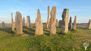 The Callanish Standing Stones, a popular tourist attraction that is just 10 mins drive from my croft
