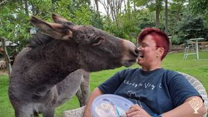 Mensch und Tier im Einklang mit der Natur