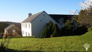 A retreat centre with 17 acres of land, including a forest garden