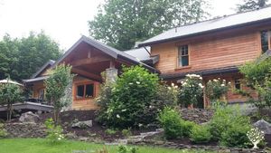 Family home and garden - rural