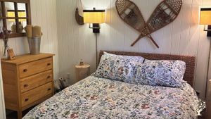 La confortable chambre dans laquelle vous dormirez lors de votre séjour.