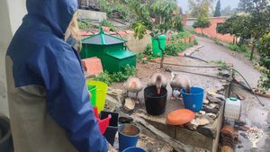 Work carries on in all weathers, although Rain is a rarity it still might happen so pack a raincoat