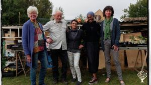 Un potager partagé qui produit des légumes et liens sociaux