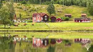 Self-sufficient organic farm in the forgotten valley of Numedal