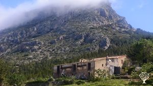 Somos una familia con dos hijas, que vivimos en medio del bosque mediterráneo.