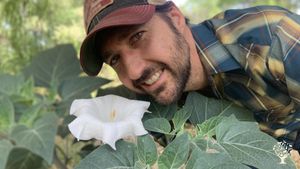 One-acre homestead and working flower farm/Floral design studio with a pollinator garden and orchard