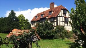 A small holding where we grow our own fruit and vegetables, and keep chickens both for eggs and meat