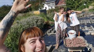 A yoga and meditation ashram  and small organic farm in the countryside west of Copenhagen