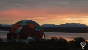 Vegetable little farm with horses
