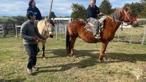Somos una granja de turismo rural  con animales  y trabajamos la tierra en forma sustentable.