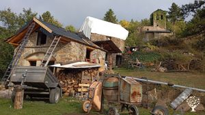 El pueblo está en reconstrucción, aún hay pocas casas terminadas