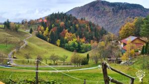 The organic hill farm is located in Paški Kozjak, just a 10-minute drive from the center of Velenje.