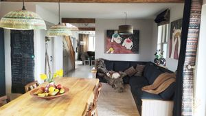 Kitchen through to music room