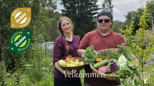 Organically certified marketgarden, with small horticulture, vegetable, herb and flowers no dig