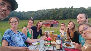after work farm dinner
