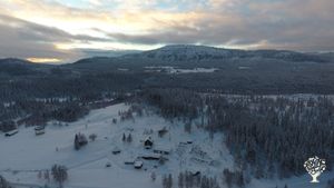 Farm in the mountains