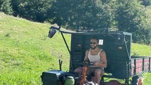 The legend of the farm (Thibaut or the tractor) ?