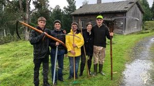 Permaculture homestead with focus on biodiversity and berry farming.