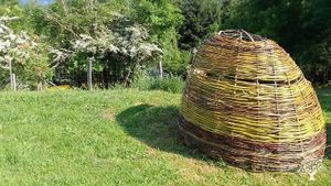 Tiyoweh. Un espace de repos avec vue sur la plaine des ânes. Tranquillité assurée.