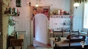 Domaine arboricole et jardin-jungle en bordure d'un ruisseau