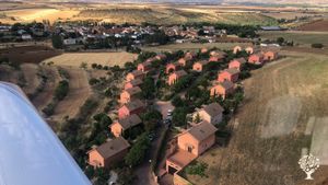 Vista aerea del Barrio,  aerial view