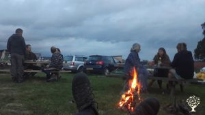 Small farm producing lots of different things.