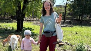 Aroma and Alice together at Go-Green Manipal