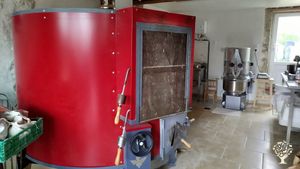 Ferme céréalière,  transformation en farine et en pain.