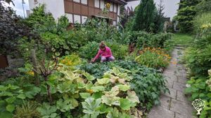 Kleines Bauernhaus mit Selbstversorgergarten