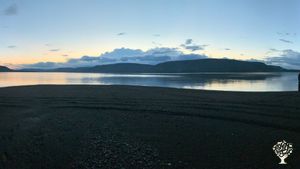 Our beach at Moberly Lake