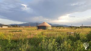 the yurt at living earth garden project