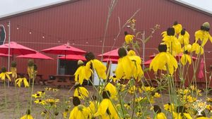 The Cider Barn where the community gathers.