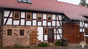 the old barn house of the Manesse Hoop, upstairs  the room for the Woofer:in